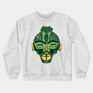 Forrest Green African Mask 4 Crewneck Sweatshirt